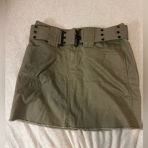 Vintage DKNY jeans green skirt